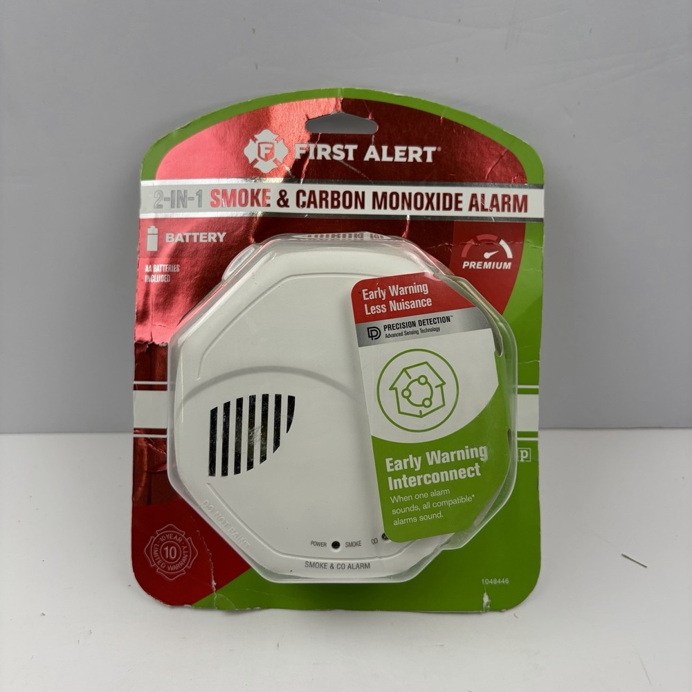 NEW First Alert 2-in-1 Smoke and Carbon Monoxide Alarm 1048446